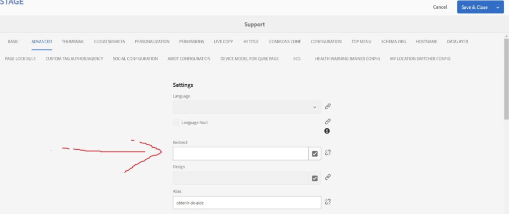 Setting Up Redirection in AEM