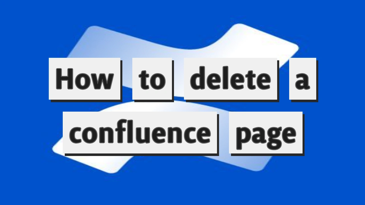 how to delete a confluence page