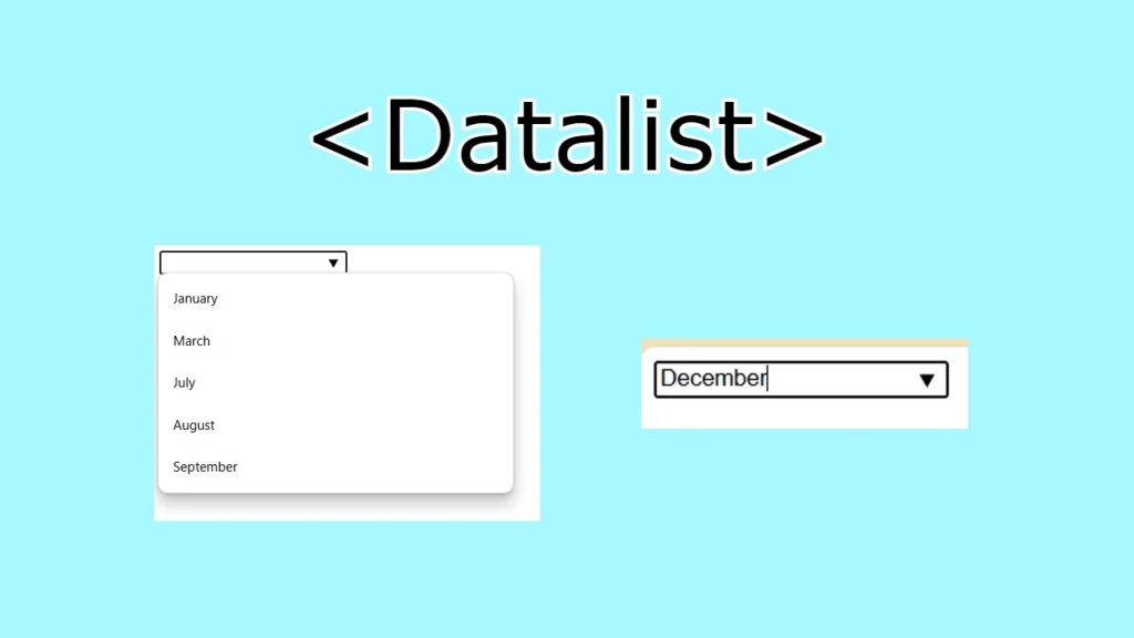 Instead of a regular dropdown menu