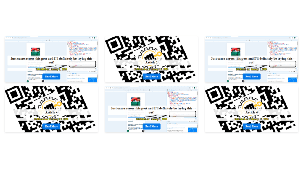 Benutzerdefinierte Artikelkomponenten HTML und CSS Übersicht