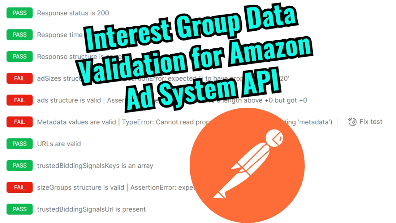 Interest Group Data Validation for Amazon Ad System API