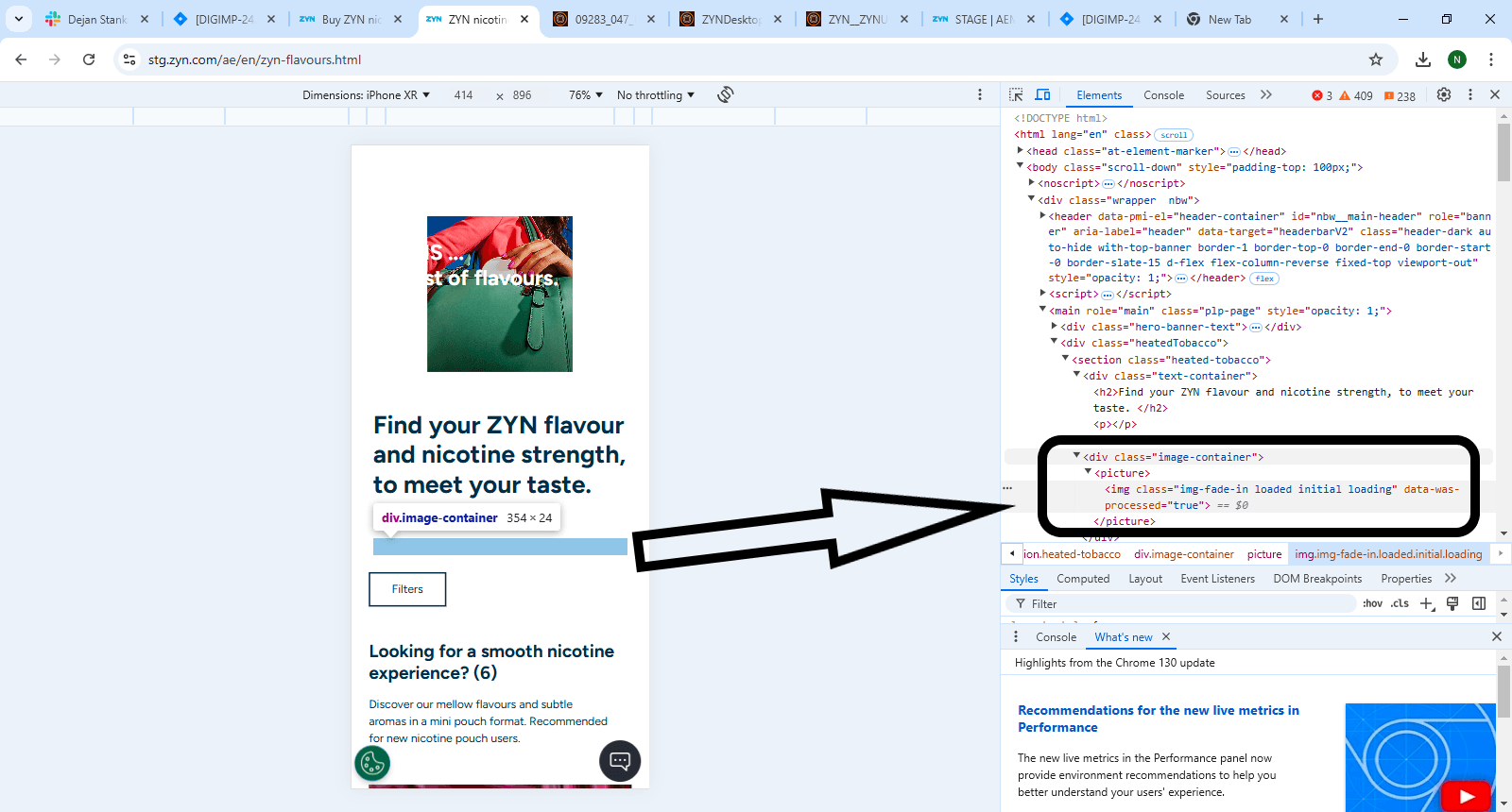 Issue with Unnecessary Space Under the Page Header Component in Mobile View