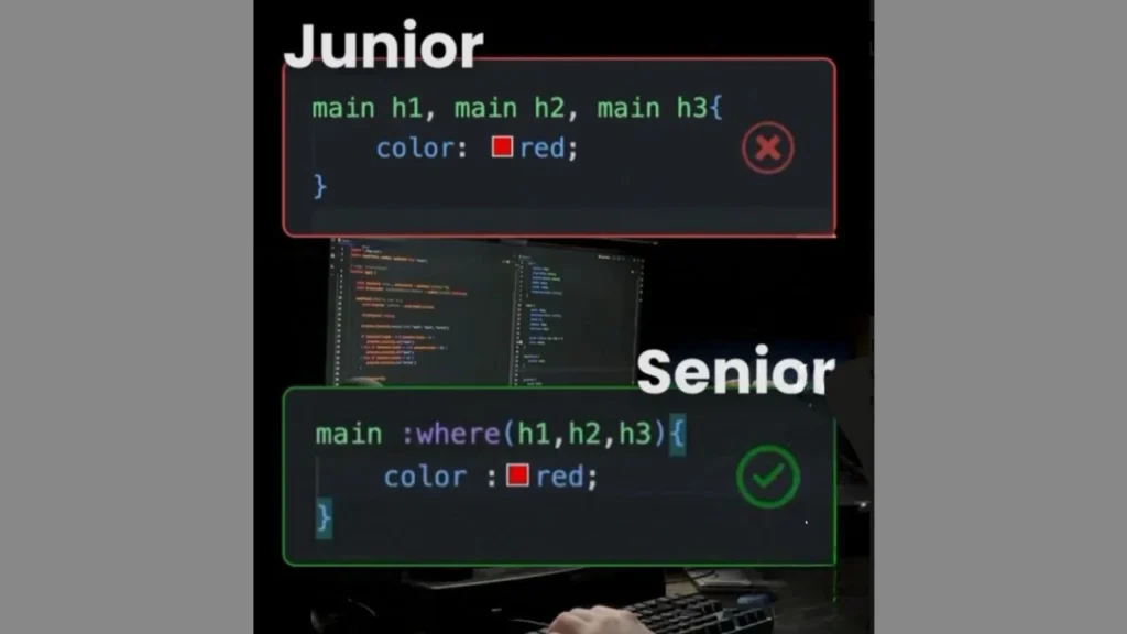 Simplifying CSS Selectors with :where()